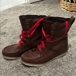 Timberland Brown Combat Boots